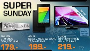 Saturn Super Sunday-Angebote am 19. Januar 2014