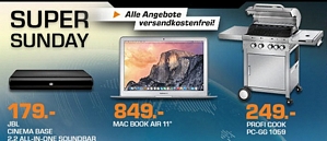 Saturn Super Sunday-Angebote am 19. April 2015