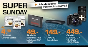 Saturn Super Sunday-Angebote am 21. September 2014