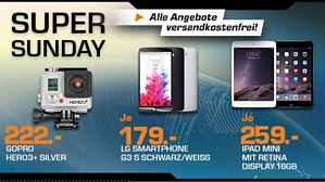 Saturn Super Sunday-Angebote am 22. Februar 2015
