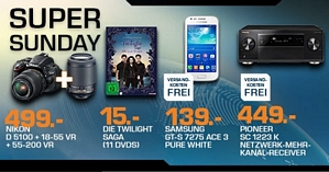 Saturn Super Sunday-Angebote am 24. August 2014