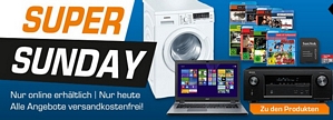 Saturn Super Sunday-Angebote am 13. September 2015
