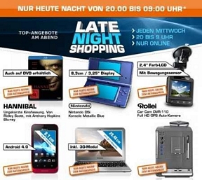 Saturn Latenight-Shopping am 07. August 2013 mit z.B. mit Hannibal auf Blu-ray (Vergleichspreis: rund 14 Euro)