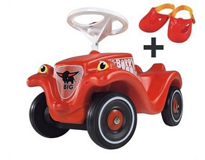 Big Bobby Car Classic + Flüsterreifen Rot 56053
