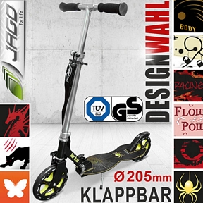 physionics Scooter Tretroller BIG Roller Kinderscooter 205 Wheel FW