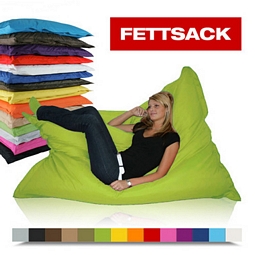 Riesensitzsack Fettsack (180 x 140cm) in 14 stylischen Farben