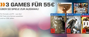 Saturn: 3 Spiele für 55 Euro [Xbox/PS4/PC]