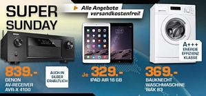 Saturn Super Sunday-Angebote am 03. Mai 2015