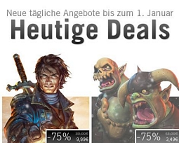 Steam: Täglich neue Spiele-Angebote bis zum 01. Januar 2012