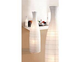 Stehlampe Papyrus aus Reispapier