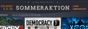 Steam Sommeraktion – Bis zum 30. Juni jeden Tag andere Spiele im Angebot
