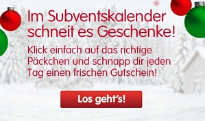 Subway Subventskalender 2013