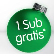 Nur heute: 2 für 1 bei Subway