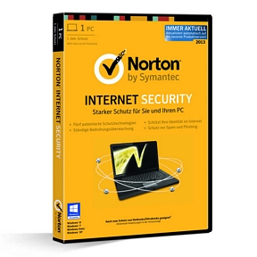 Symantec NORTON INTERNET SECURITY 2013 1 User Box