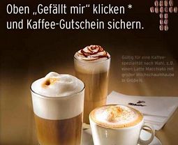 Tchibo: Facebook-Fan werden und Gratiskaffee sichern