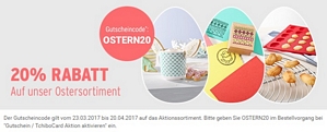Tchibo Onlineshop: 20 Prozent Rabatt auf das gesamte Ostersortiment