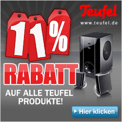Teufel: 11 Prozent Rabatt + Gutscheine