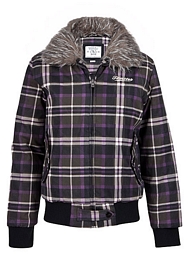 Damenjacke Tomster (Schwarz/Lila/Grau)