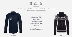 Tom Tailor: 3 für 2-Aktion