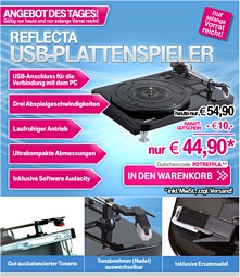 Reflecta USB-Plattenspieler
