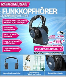 Funkkopfhörer Sennheiser RS115