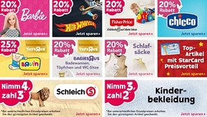 Toys „R“ Us: Diverse Rabattaktionen wie z.B. 20 Prozent auf Barbie, FisherPrice und weitere