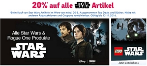 Toys’R’Us: 20 Prozent Rabatt auf alle Star Wars-Artikel (auch LEGO)