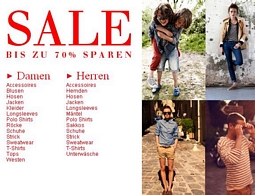 trendfabrik.de: Sale mit bis zu 70 Prozent Rabatt + 20 Prozent Gutscheincode