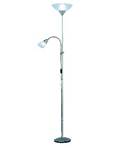Reality Trio Deckenfluter Stehlampe mit Leseleuchte (4185)
