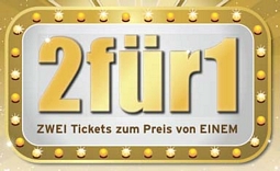 UCI: Zwei Tickets zum Preis von einem (bis zum 04. August 2015)
