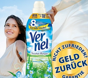 Vernel Weichspüler kostenlos erhalten