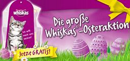 Bei der Whiskas Osteraktion 2011 ein Whiskas Osterpack kostenlos erhalten
