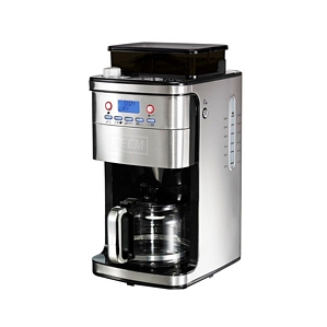 BEEM Germany Fresh-Aroma-Perfect Superior Kaffeemaschine mit Mahlwerk Edelstahl