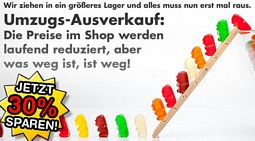 World of Sweets: 30 Prozent Rabatt auf das gesamte verfügbare Sortiment