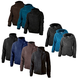 Fresh Made/Urban Surface Damen Teddyfleece Pullover Fleece Jacke