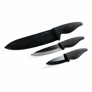 Echtwerk Keramikmesser Set Pro Black Edition 3tlg.