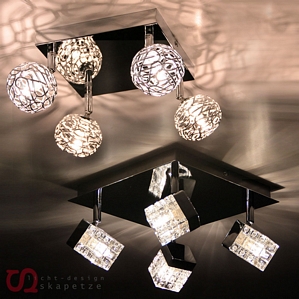 Licht-Trend Deckenleuchte Deckenlampe Wohnzimmerlampe Design Schlafzimmerleuchte 2 verschiedene Modelle