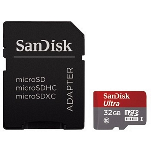 Sandisk Mobile Ultra microSDHC 32GB Class 10 UHS-I (SDSDQUIN-032G-G4)