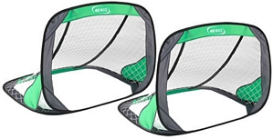 4Uniq Pop Up Tor 2er Set + Tasche und 8 Heringe selbstaufbauendes Fussballtor (18713-002)