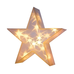 Beleuchteter 3D-Stern Weihnachtsdeko Weihnachtsstern Adventsstern