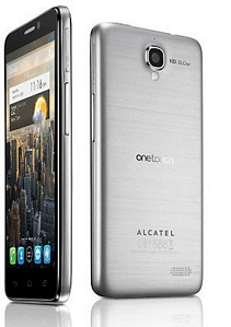 Alcatel OneTouch Idol 6030 X Silber mit 4,7 Zoll-Display