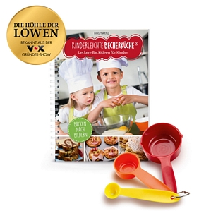 Backhilfe Kinderleichte Becherküche Backbuch für Kinder Set klein