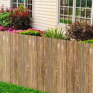 Bambusmatte Bambus Sichtschutzmatte Sichtschutz Gartenmatte 200x400cm 140393