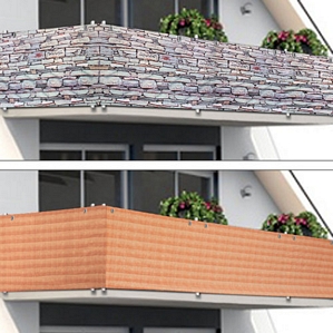 Balkonbespannung Sichtschutz Balkon Windschutz