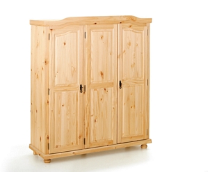 Kleiderschrank Bauernschrank Bern 3-türig natur