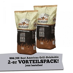 BBQ JOE: Best American Quebracho blanco Steakhouse Grill Holzkohle 4x 5 Kg