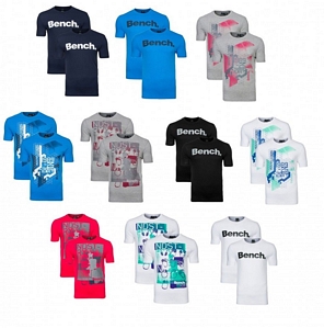 Doppelpack Bench. Herren T-Shirt Kurzarm