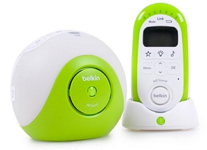 DECT-Babyphone Sternenhimmel HD Sound Nachtlicht 19 Schlafmelodien Belkin F7C036