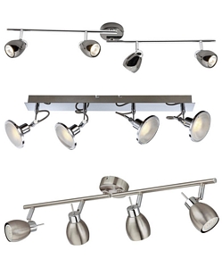 4er-Spot Spotbalken Deckenspot Deckenstrahler Deckenleuchte diverse Modelle