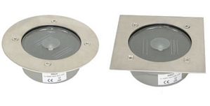 4 x Kronenburg Solar Bodenstrahler Solarleuchte Solarlampe Rund oder Eckig